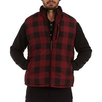 Men's Smith's Workwear Printed Sherpa-Lined Vest