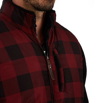 Men's Smith's Workwear Printed Sherpa-Lined Vest