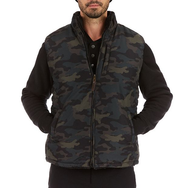 Men s Smith s Workwear Camouflage Sherpa Lined Vest