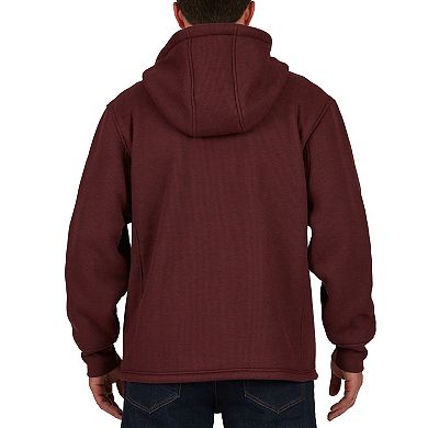 Men's Smith's Workwear Sherpa-Lined Hooded Thermal Shirt Jacket