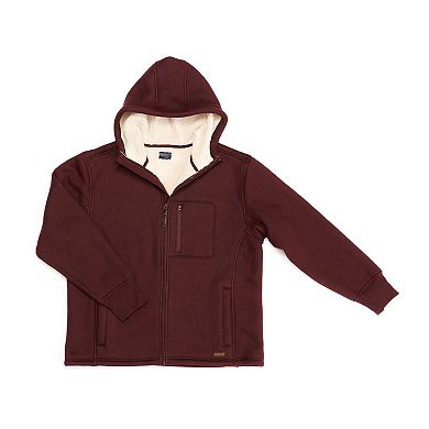 Men's Smith's Workwear Sherpa-Lined Hooded Thermal Shirt Jacket