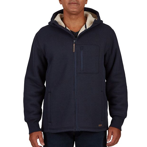 Essentials Men's Sherpa-Lined Pullover Hoodie Sweatshirt