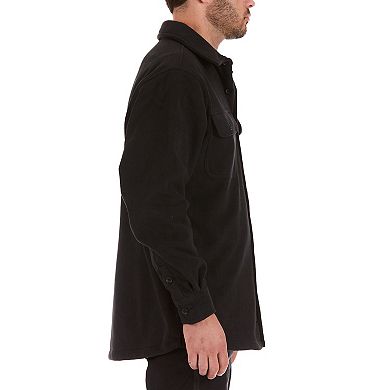 Men's Smith's Workwear Sherpa-Lined Fleece Shirt Jacket