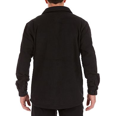 Men's Smith's Workwear Sherpa-Lined Fleece Shirt Jacket