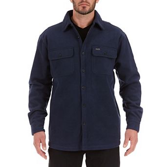 Men's Smith's Workwear Sherpa-Lined Fleece Shirt Jacket