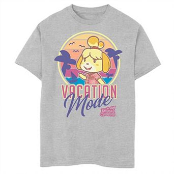 Boys 8-20 Nintendo Animal Crossing New Horizons Isabelle Vacation Mode Graphic Tee