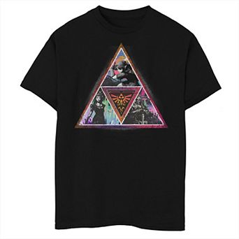 Boys 8-20 Nintendo Legend of Zelda Triforce Summer Sesh Colors Graphic Tee