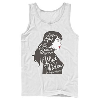 Men's Marvel Black Widow Super Spy Graphic Tank