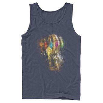 Men's Marvel The Avengers Thanos Glove Painting Graphic Tank Top