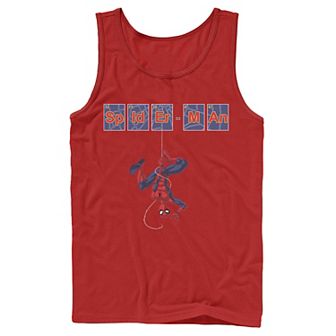 Men's Marvel Spider-Man Element Tiles Graphic Tank