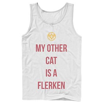 Men's Captain Marvel My Other Cat Is A Flerken Graphic Tank