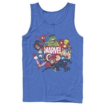 Men's Marvel Cartoon Heroes Graphic Tank