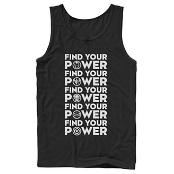 Men's Marvel The Avengers Find Your Power Graphic Tank