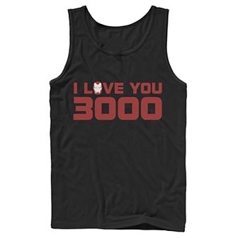 Men's Marvel Iron Man I Love You 3000 Graphic Tank