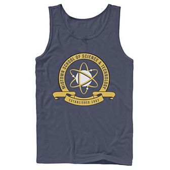 Men's Marvel Spider-Man Midtown School Of Science & Technology Crest Graphic Tank Top