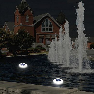 Techko Outdoor Solar Pool Lights White LED Waterproof (2-piece set)