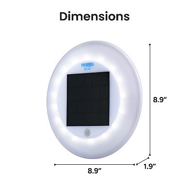 Techko Outdoor Solar Pool Lights Multi-color LED Waterproof (2-piece set)