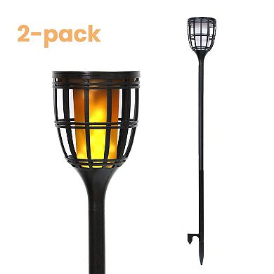 Techko Solar 3-in-1 Multi-Function Torch Light 2-piece Set