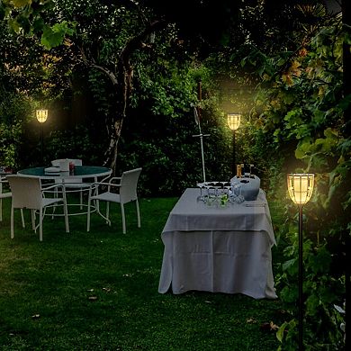 Techko Solar 3-in-1 Multi-Function Torch Light 2-piece Set