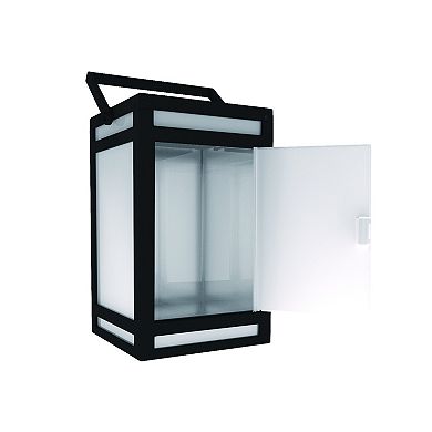 Techko Outdoor Solar Modern Portable Lantern Light (Clear Panel)