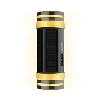 Techko Outdoor Solar Wall Sconce Light Bi-directional - Cylinder Design