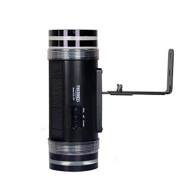 Techko Outdoor Solar Wall Sconce Light Bi-directional - Cylinder Design