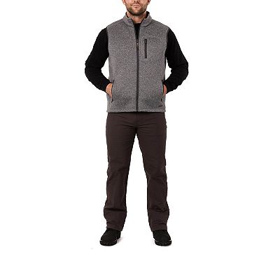 Men's Smith's Workwear Sherpa-Lined Sweater Fleece Vest