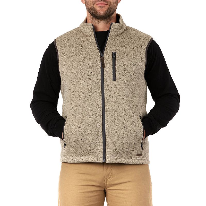 Mens fleece deals vest kohls