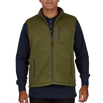 Men's Smith's Workwear Sherpa-Lined Sweater Fleece Vest