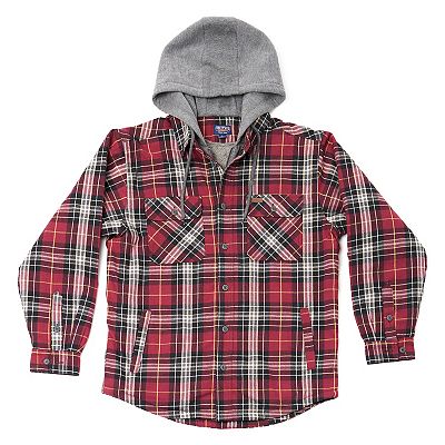 Sherpa lined hooded flannel online