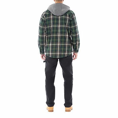 Kohls flannel hoodie sale