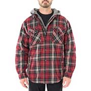 Sherpa-Lined Hooded Flannel Shirt-Jacket – Smith's Workwear