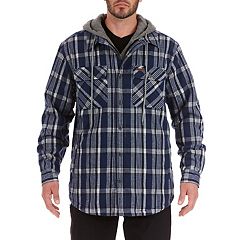 Kohls mens shop flannel jacket