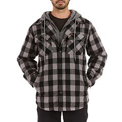 Cozy Hooded Shirt Jacket Outerwear, Clothing | Kohl's