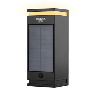 Techko Outdoor Solar Wall Sconce Light - Modern Design