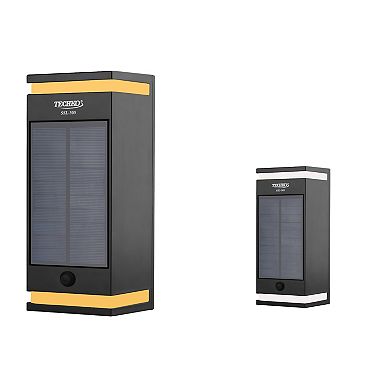 Techko Outdoor Solar Wall Sconce Light Bi-directional - Modern Design