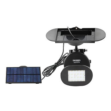 Techko Outdoor Solar Security Light Bright Single Spotlight