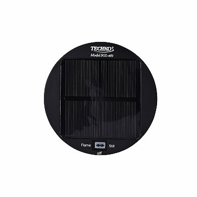 Techko Outdoor Solar Pathway Light Flame Effect - Modern Design