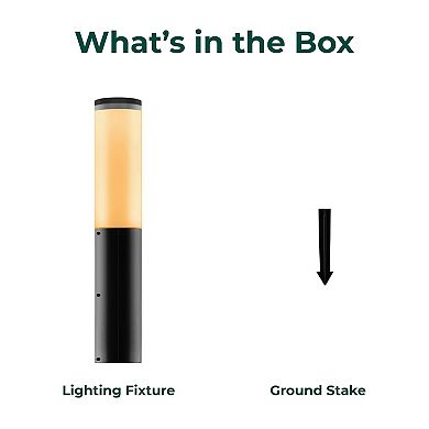 Techko Outdoor Solar Pathway Light - Modern Design