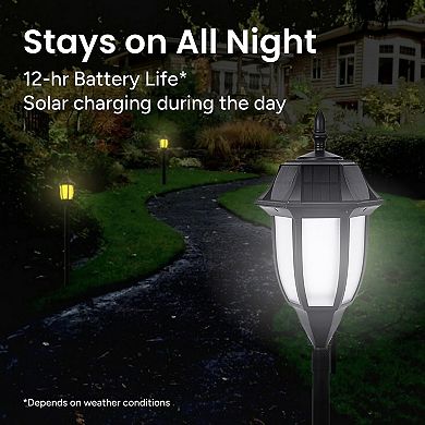 Techko Outdoor Solar Pathway Light - Vintage Design