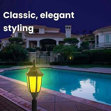 Techko Outdoor Solar Pathway Light - Vintage Design