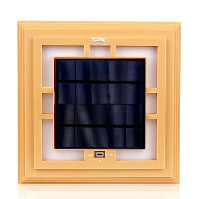 Techko Outdoor Solar Japanese Zen Lantern Medium