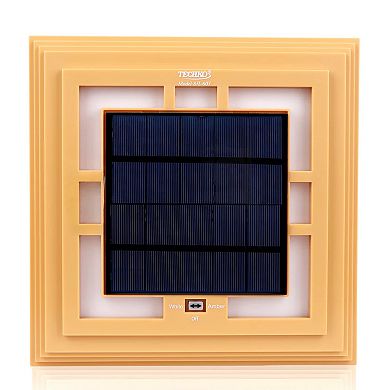 Techko Outdoor Solar Japanese Zen Lantern Large