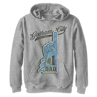 Boys 8-20 DC Comics Gotham City Little League #1 Dad Hoodie