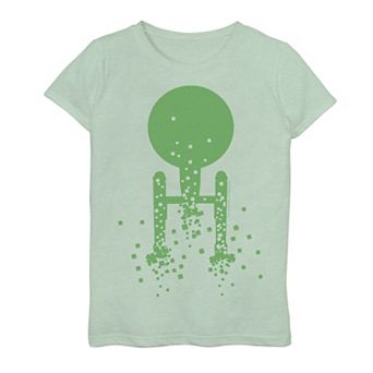 Girls 4-16 Star Trek Next Generation St. Patty's Rocket Graphic Tee
