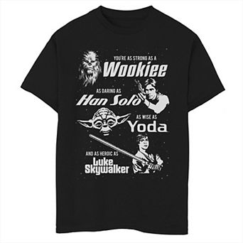 Boys 8-20 Star Wars Strong Daring Wise Father's Day Graphic Tee