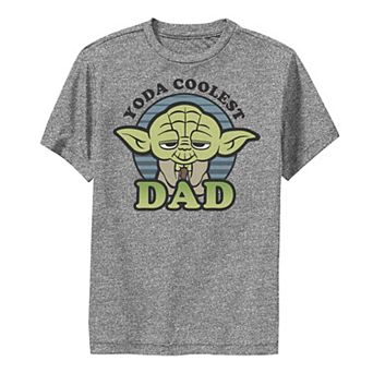 Boys 8-20 Star Wars Yoda Coolest Dad Cartoon Graphic Tee