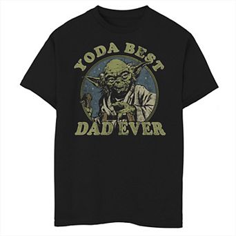 Boys 8-20 Star Wars Yoda Best Dad Ever Graphic Tee