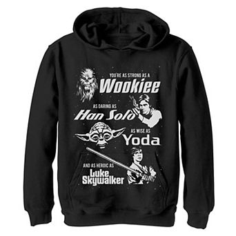 Boys 8-20 Star Wars Strong Daring Wise Father's Day Hoodie