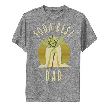Boys 8-20 Star Wars Yoda Best Dad Cartoon Yoda Graphic Tee